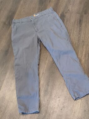 Carhartt Rugged Flex Relaxed Fit Canvas Work Pants - Gravel Gray - 40 x 32